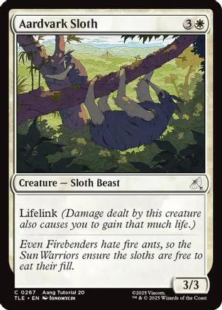Aardvark Sloth (0267) [Avatar: The Last Airbender: Eternal-Legal]
