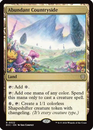 Abundant Countryside [Lorwyn Eclipsed Commander]