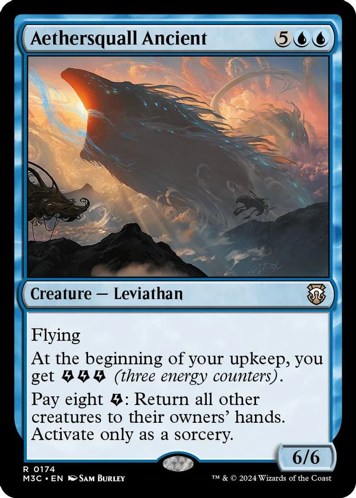 Aethersquall Ancient (Ripple Foil) (M3C-174) - Modern Horizons 3 Commander Foil
