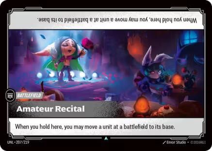 Amateur Recital (207/219) - Unleashed (Riftbound TCG)