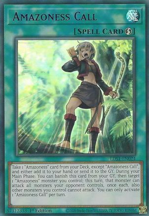 Amazoness Call (Purple) [LDS1-EN024] Ultra Rare