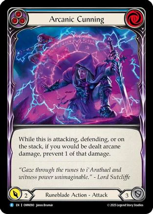 Arcanic Cunning (Blue) (OMN090) - Omens of the Third Age