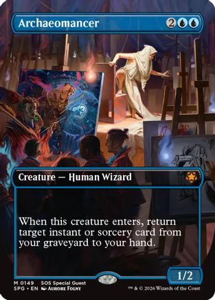 Archaeomancer (Borderless) (SPG-149) - Special Guests Foil