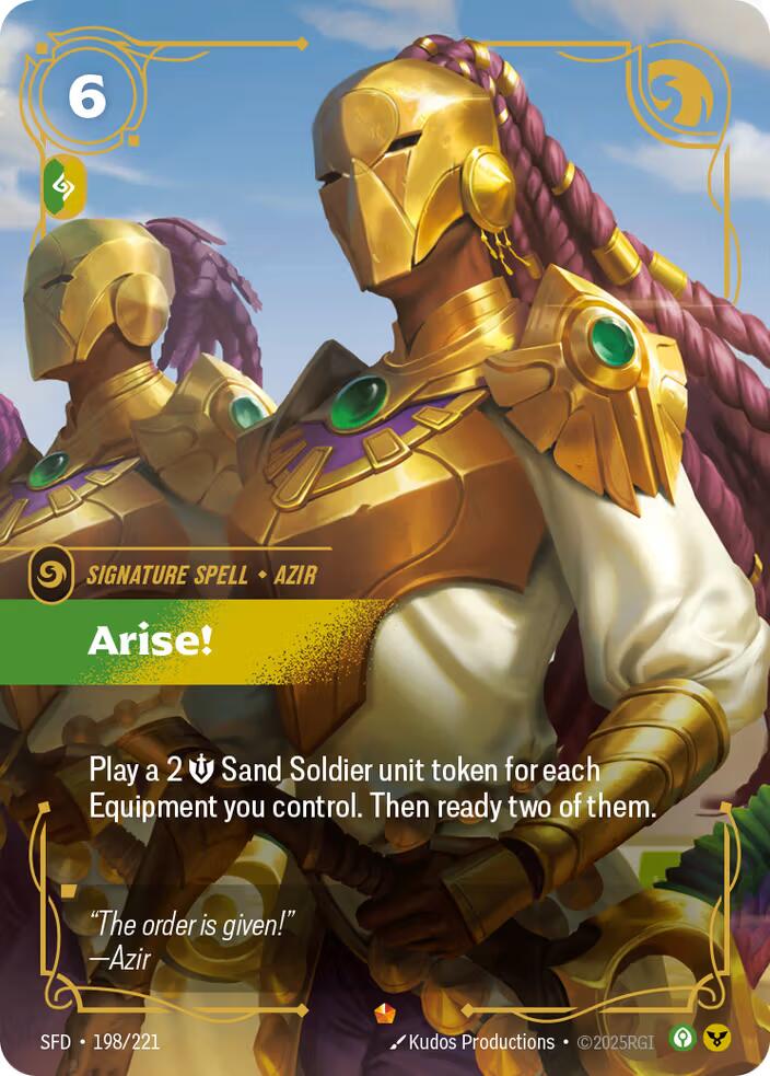 Arise! (198/221) - Spiritforged Foil (Riftbound TCG)