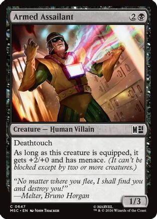Armed Assailant (MSC-647) - Commander: Marvel Super Heroes