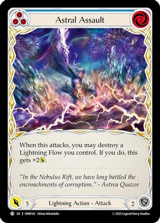 Astral Assault (Blue) (OMN162) - Omens of the Third Age