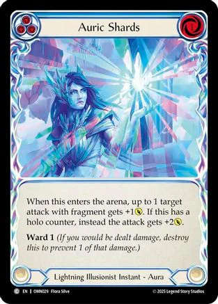Auric Shards (Blue) (OMN029) - Omens of the Third Age