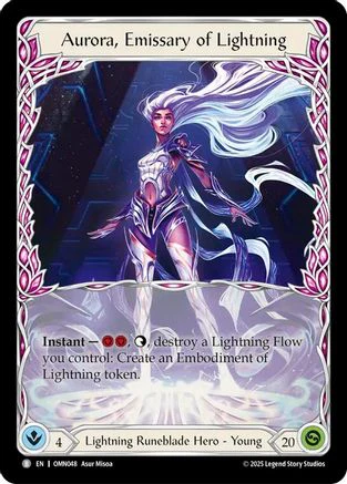 Aurora, Emissary of Lightning (OMN048) - Omens of the Third Age