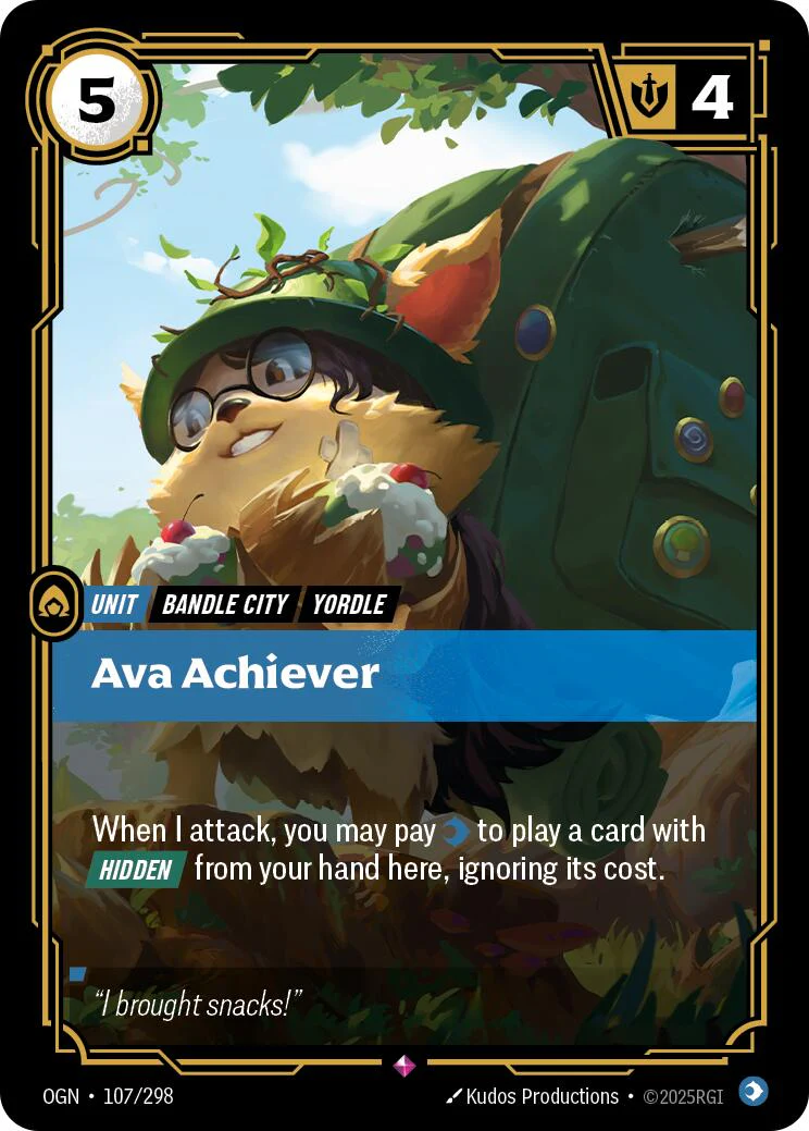 Ava Achiever (107/298) - Origins Foil (Riftbound TCG)