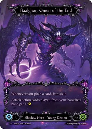 Baalghor, Omen of the End (Marvel) (IAR159-MV) - Omens of the Third Age Cold Foil