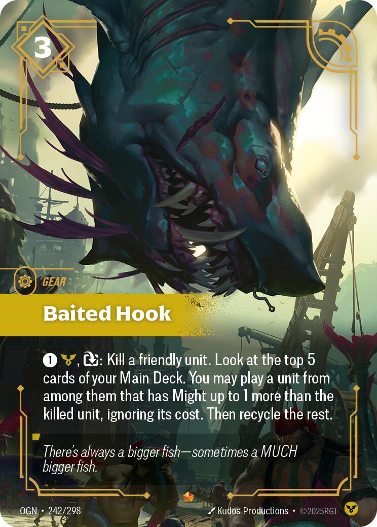 Baited Hook (242/298) - Origins Foil (Riftbound TCG)