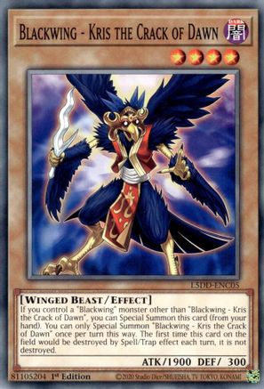 Blackwing - Kris the Crack of Dawn [L5DD-ENC05] Common