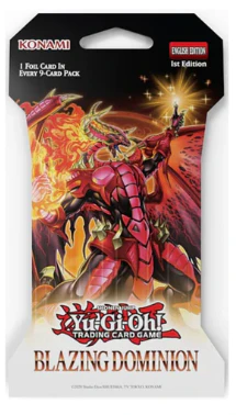 Blazing Dominion Sleeved Booster Pack (1st Edition)