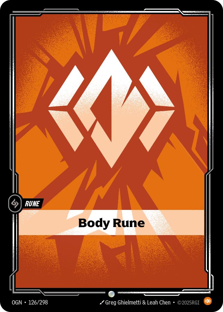 Body Rune (126/298) - Origins  (Riftbound TCG)
