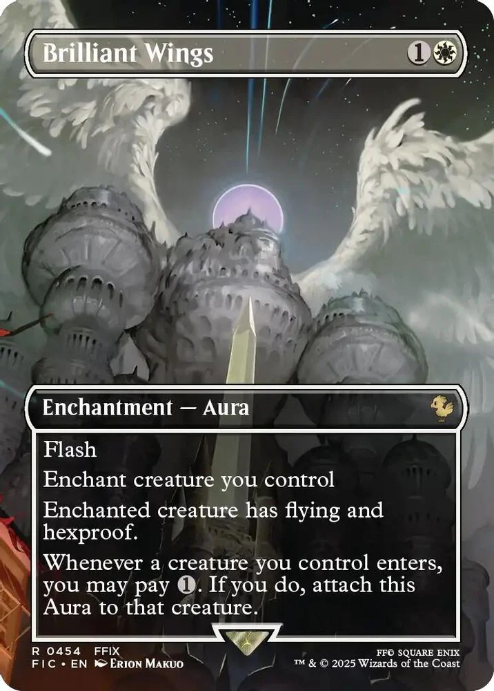 Brilliant Wings (Borderless) [FINAL FANTASY Commander]