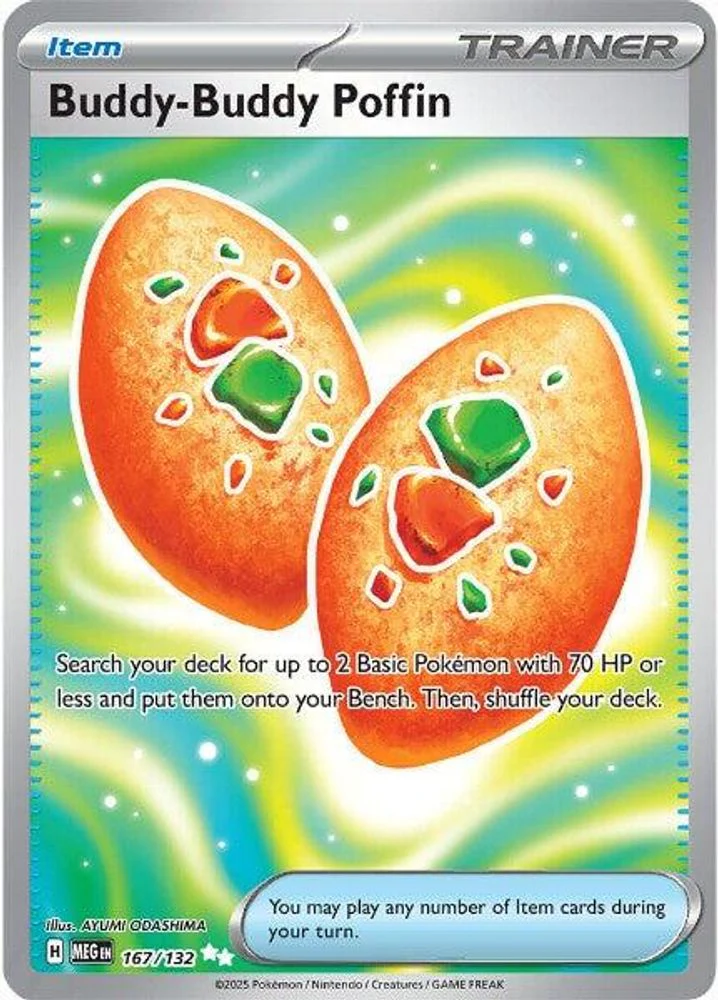 Buddy-Buddy Poffin (167/132) [Mega Evolutions: Base Set]