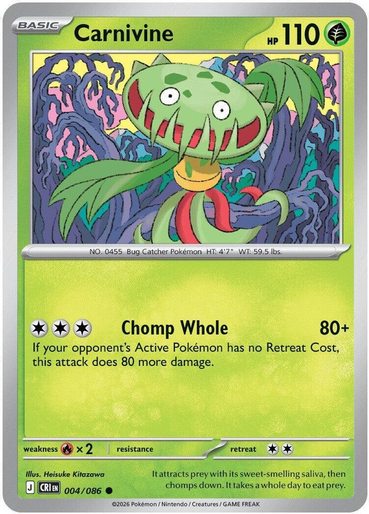 Carnivine 004 ME04 Chaos Rising - Common