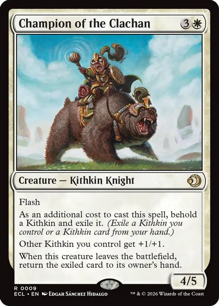 Champion of the Clachan [Lorwyn Eclipsed]