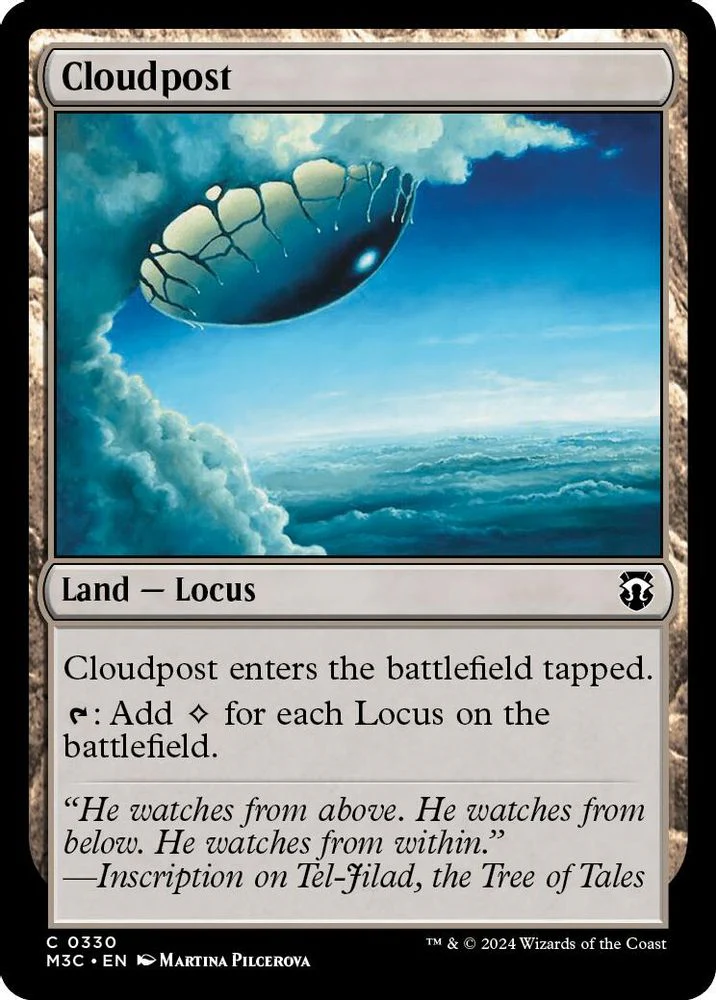Cloudpost (Ripple Foil) (M3C-330) - Modern Horizons 3 Commander Foil