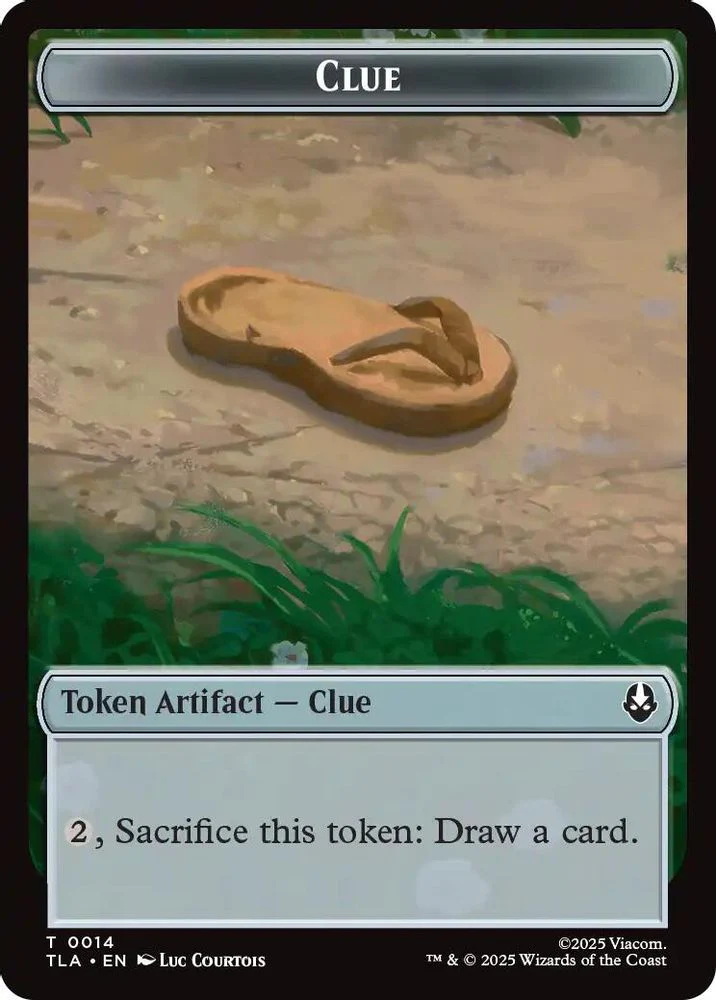 Clue (0014) // Copy (0002) Double-Sided Token [Avatar: The Last Airbender Tokens] - Image 3