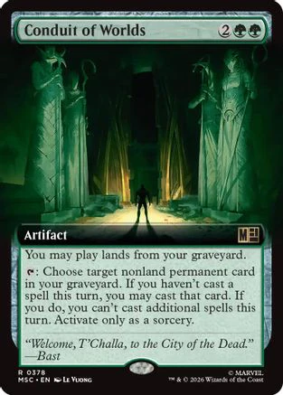 Conduit of Worlds (Extended Art) (MSC-378) - Commander: Marvel Super Heroes