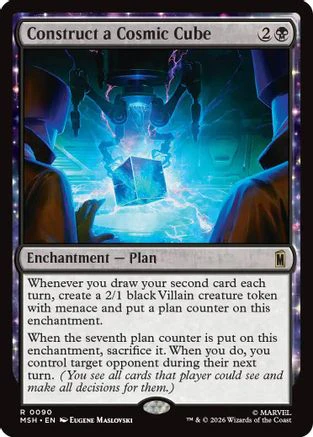 Construct a Cosmic Cube (MSH-090) - Marvel Super Heroes Foil