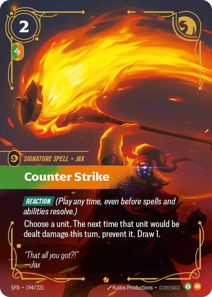 Counter Strike (194/221) - Spiritforged Foil (Riftbound TCG)