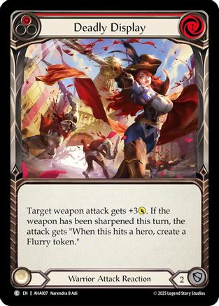 Deadly Display (Red) (AHA007) - Armory Deck Origins: Hala