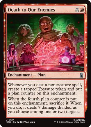 Death to Our Enemies (MSH-127) - Marvel Super Heroes Foil