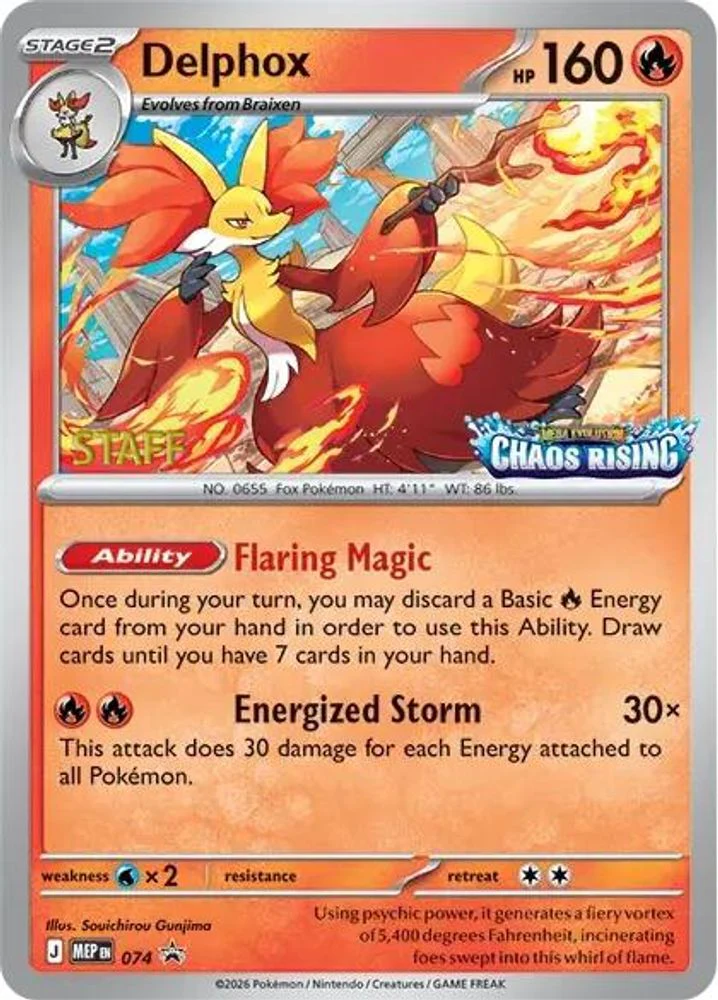 Delphox 074 - Holofoil ME Mega Evolution Promo - Promo