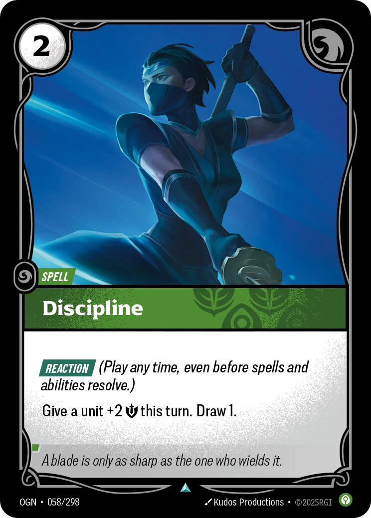 Discipline (058/298) - Origins (Riftbound TCG)