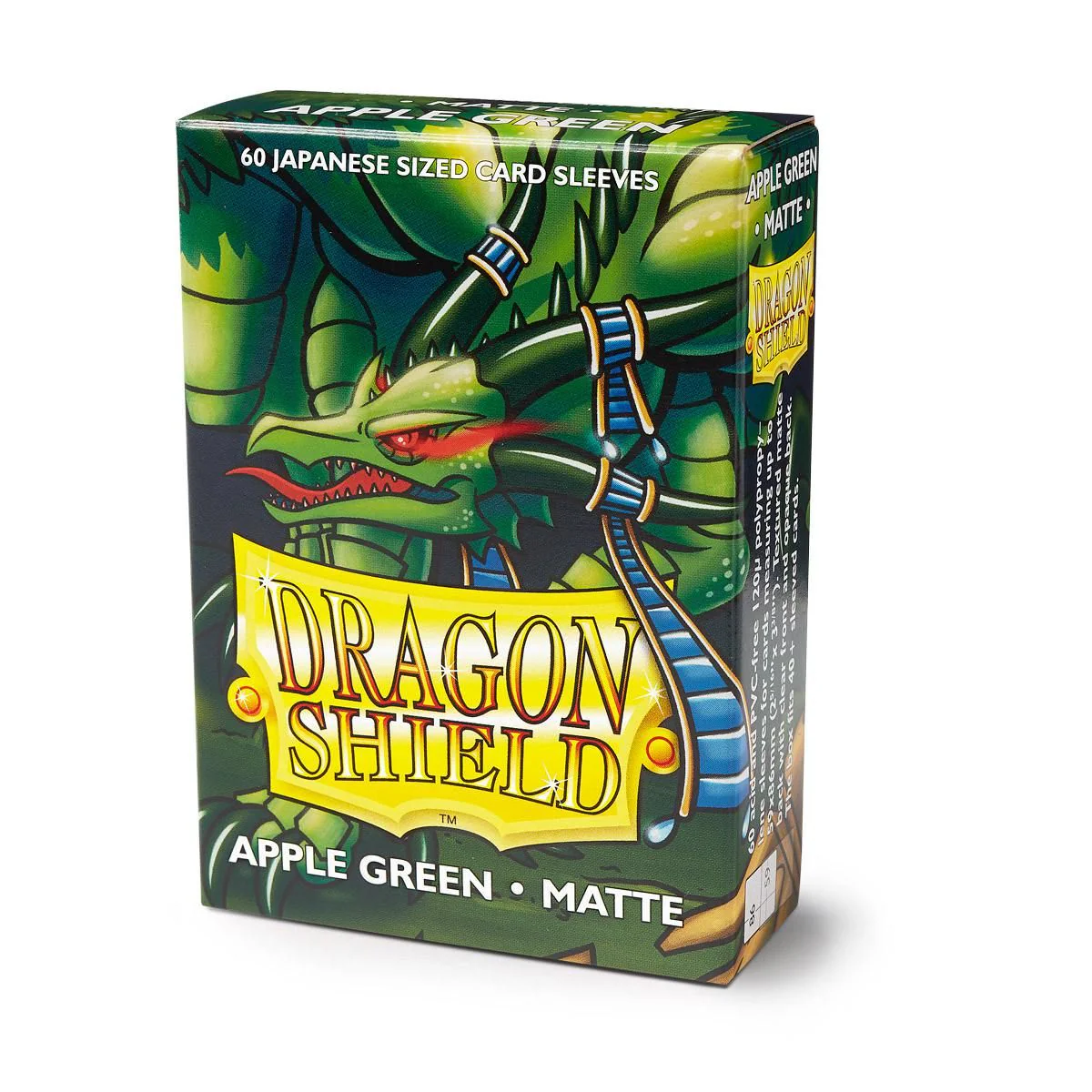 Dragon Shield: Japanese Size 60ct Sleeves - Apple Green (Matte) - Image 2