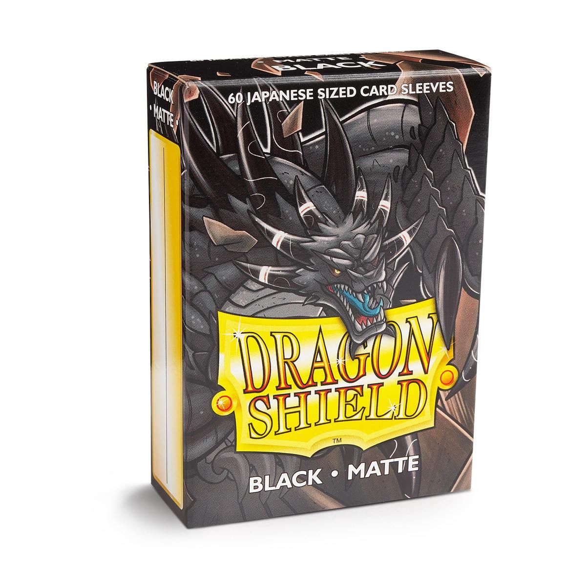 Dragon Shield: Japanese Size 60ct Sleeves - Black (Matte) - Image 3