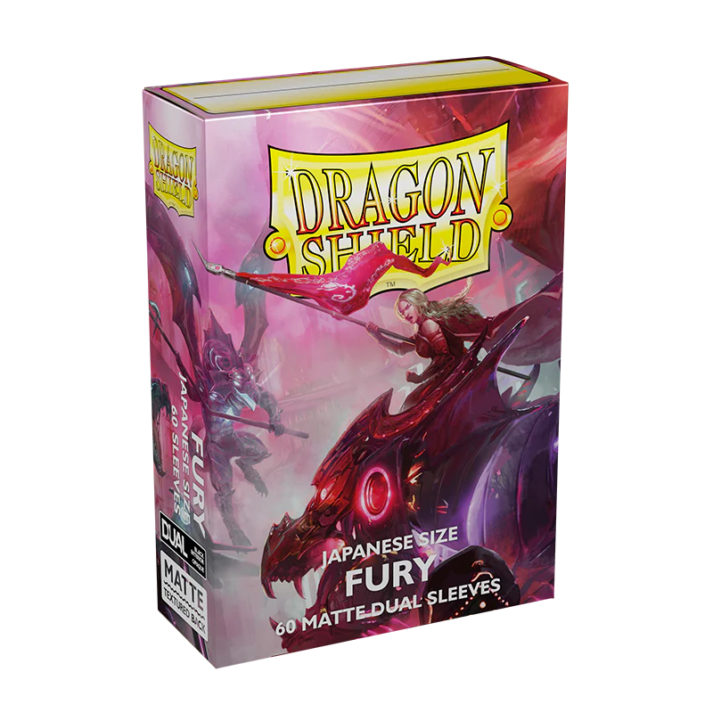 Dragon Shield: Japanese Size 60ct Sleeves - Fury (Dual Matte) - Image 3