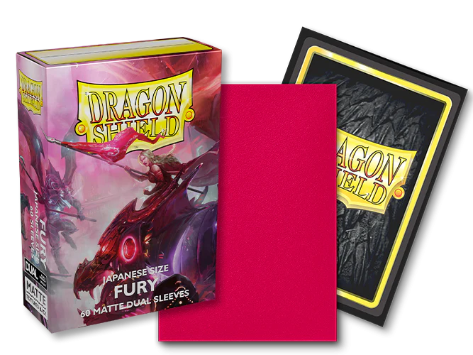 Dragon Shield: Japanese Size 60ct Sleeves - Fury (Dual Matte) - Image 4