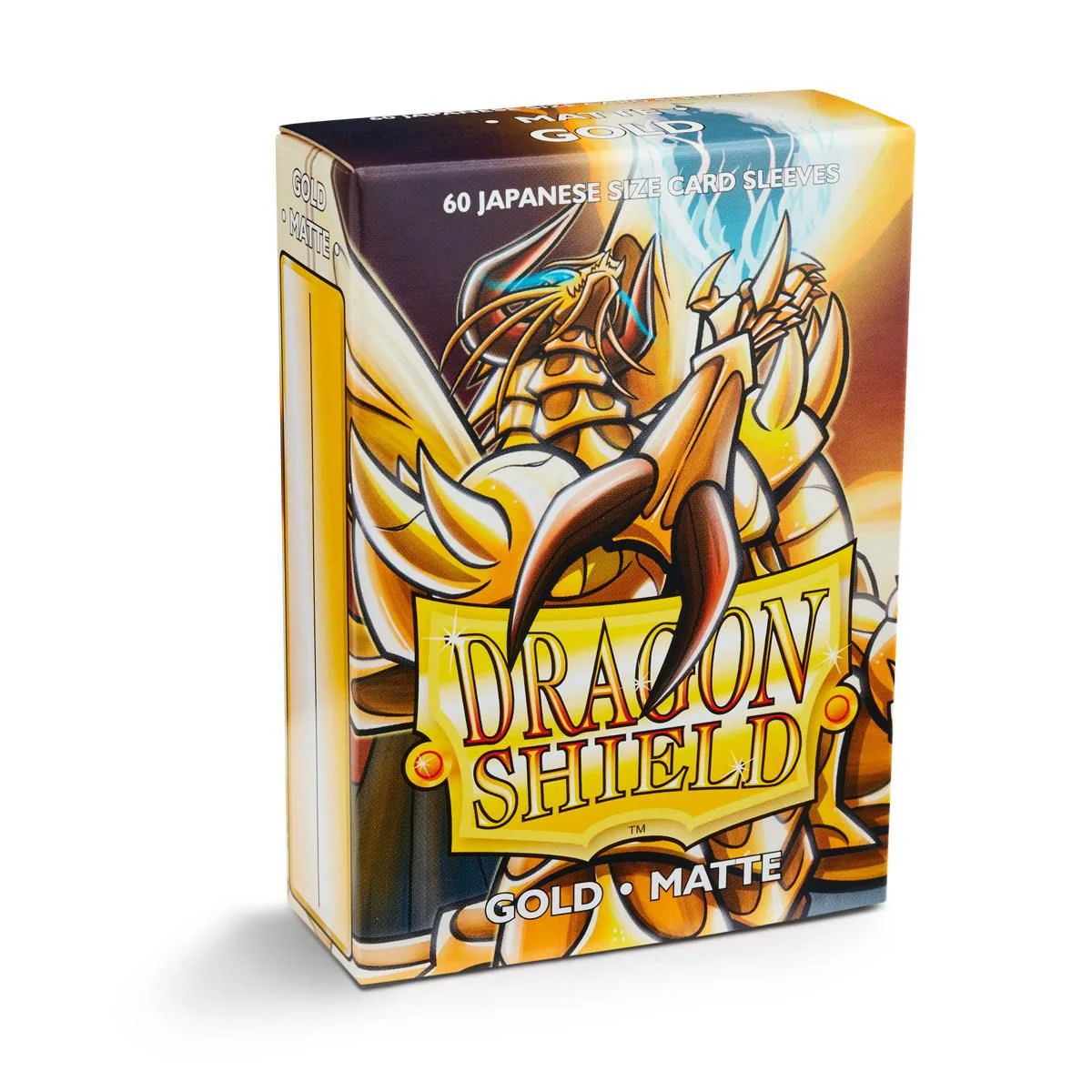 Dragon Shield: Japanese Size 60ct Sleeves - Gold (Matte) - Image 3
