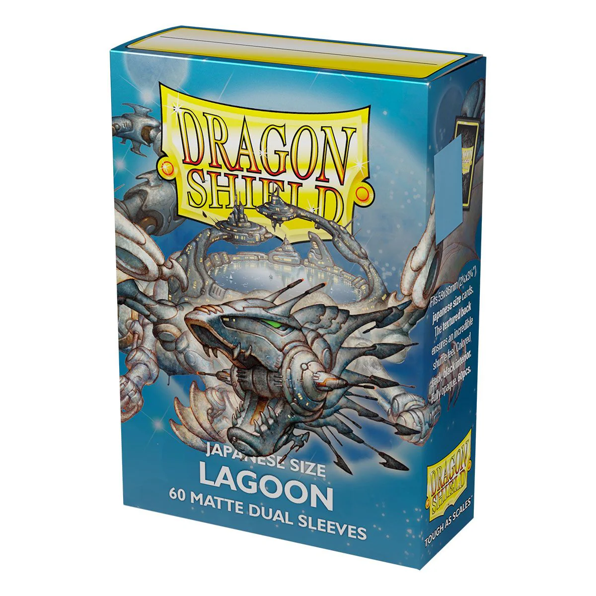 Dragon Shield: Japanese Size 60ct Sleeves - Lagoon (Dual Matte) - Image 2