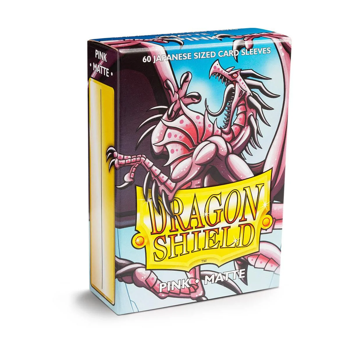 Dragon Shield: Japanese Size 60ct Sleeves - Pink (Matte) - Image 3