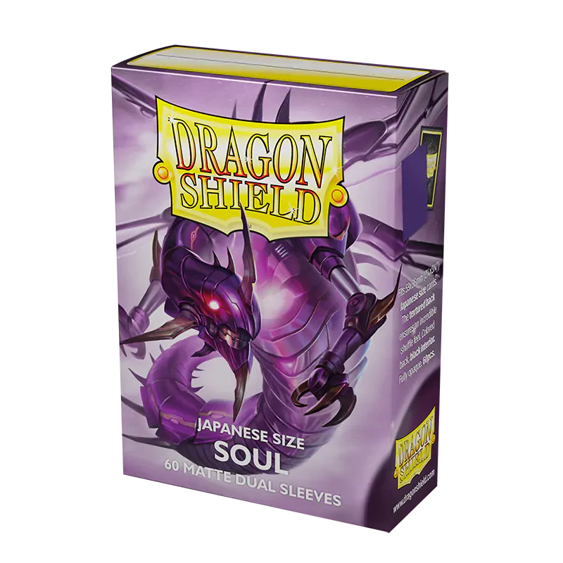 Dragon Shield: Japanese Size 60ct Sleeves - Soul (Matte)