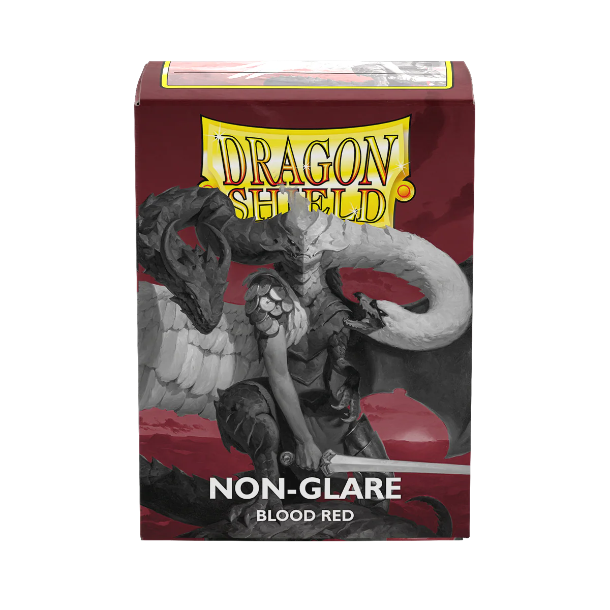 Dragon Shield Non-Glare Matte Blood Red Sleeves (100-Pack) - Image 3