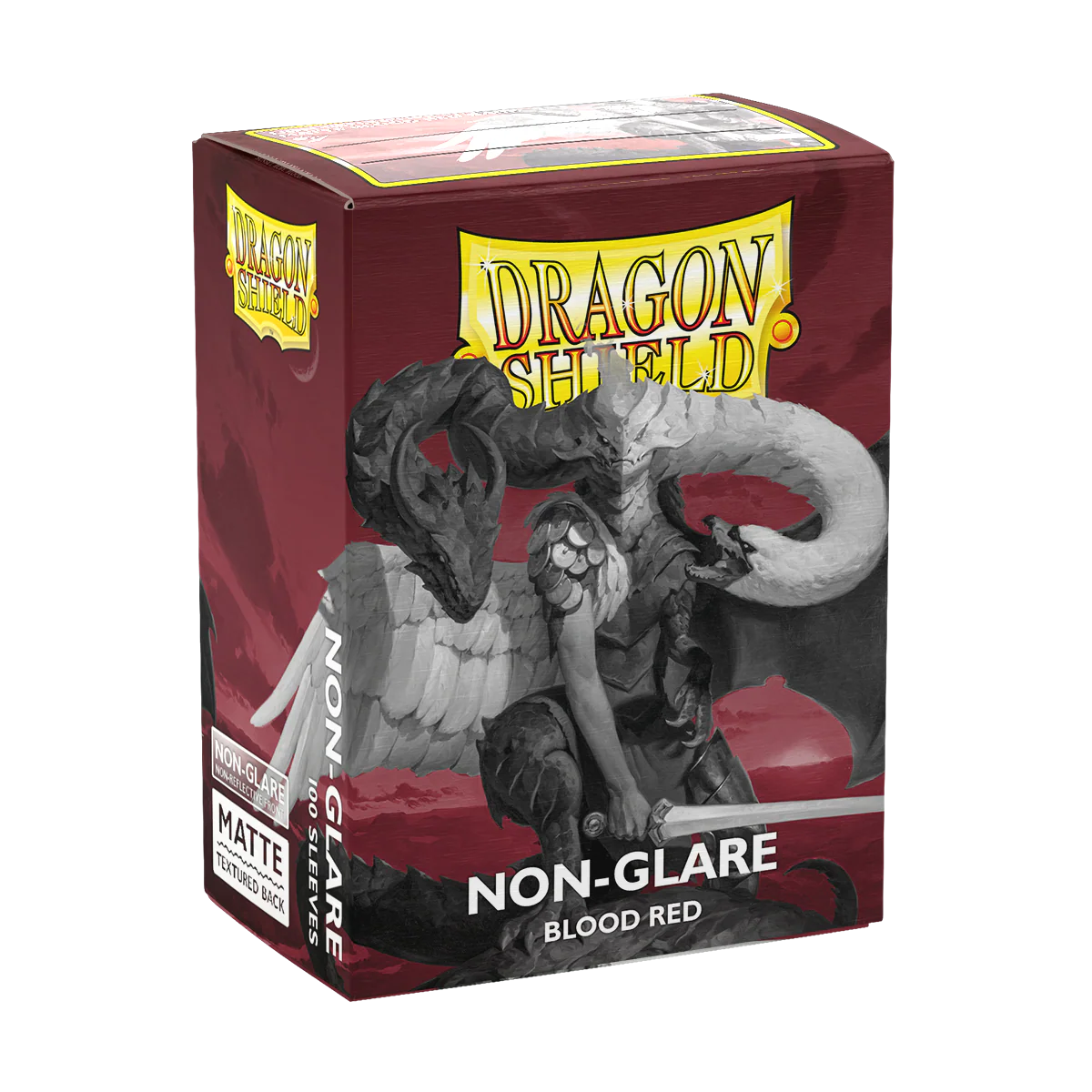 Dragon Shield Non-Glare Matte Blood Red Sleeves (100-Pack) - Image 4