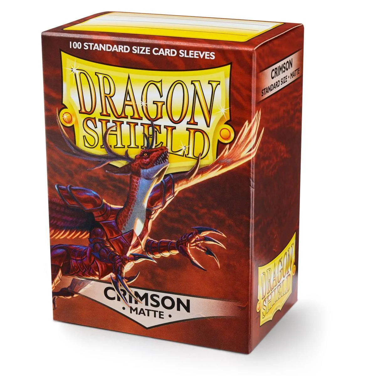 Dragon Shield: Standard 100ct Sleeves - Crimson (Matte) - Image 2