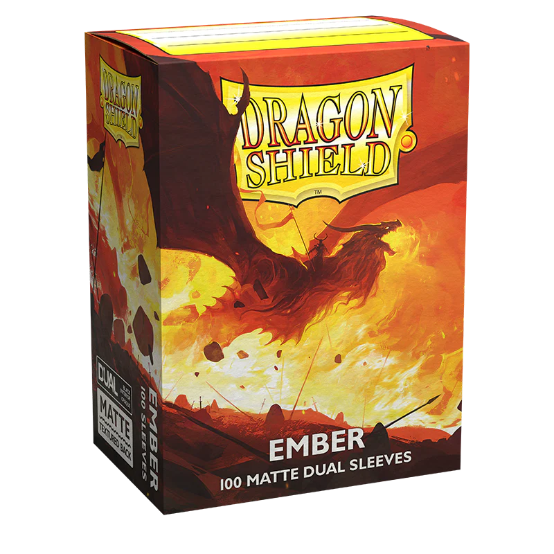 Dragon Shield: Standard 100ct Sleeves - Ember (Dual Matte) - Image 3