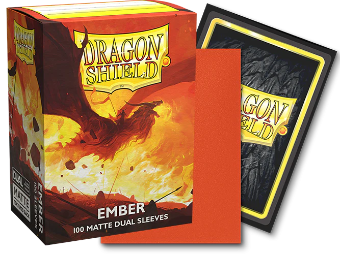 Dragon Shield: Standard 100ct Sleeves - Ember (Dual Matte) - Image 4