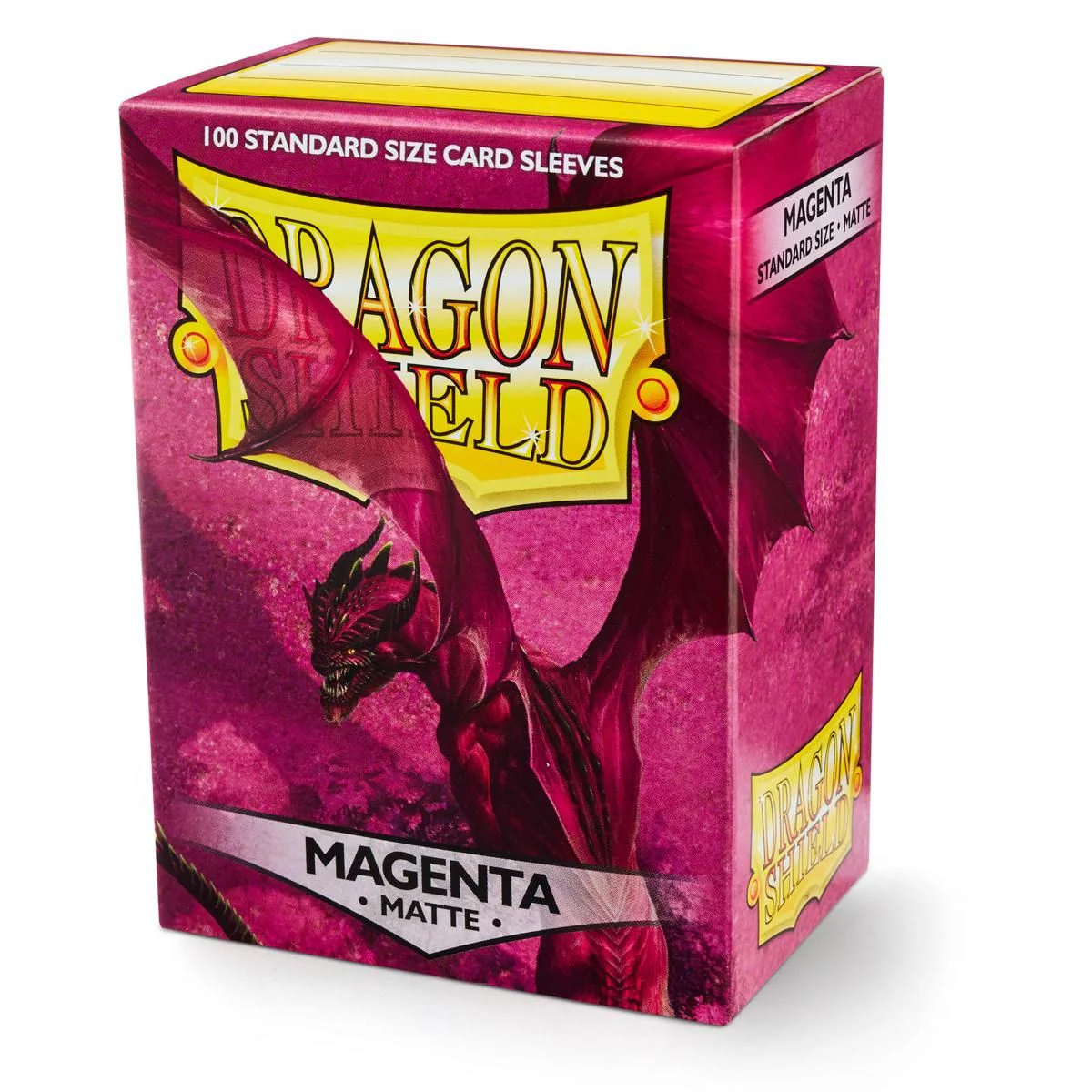 Dragon Shield: Standard 100ct Sleeves - Magenta (Matte) - Image 2