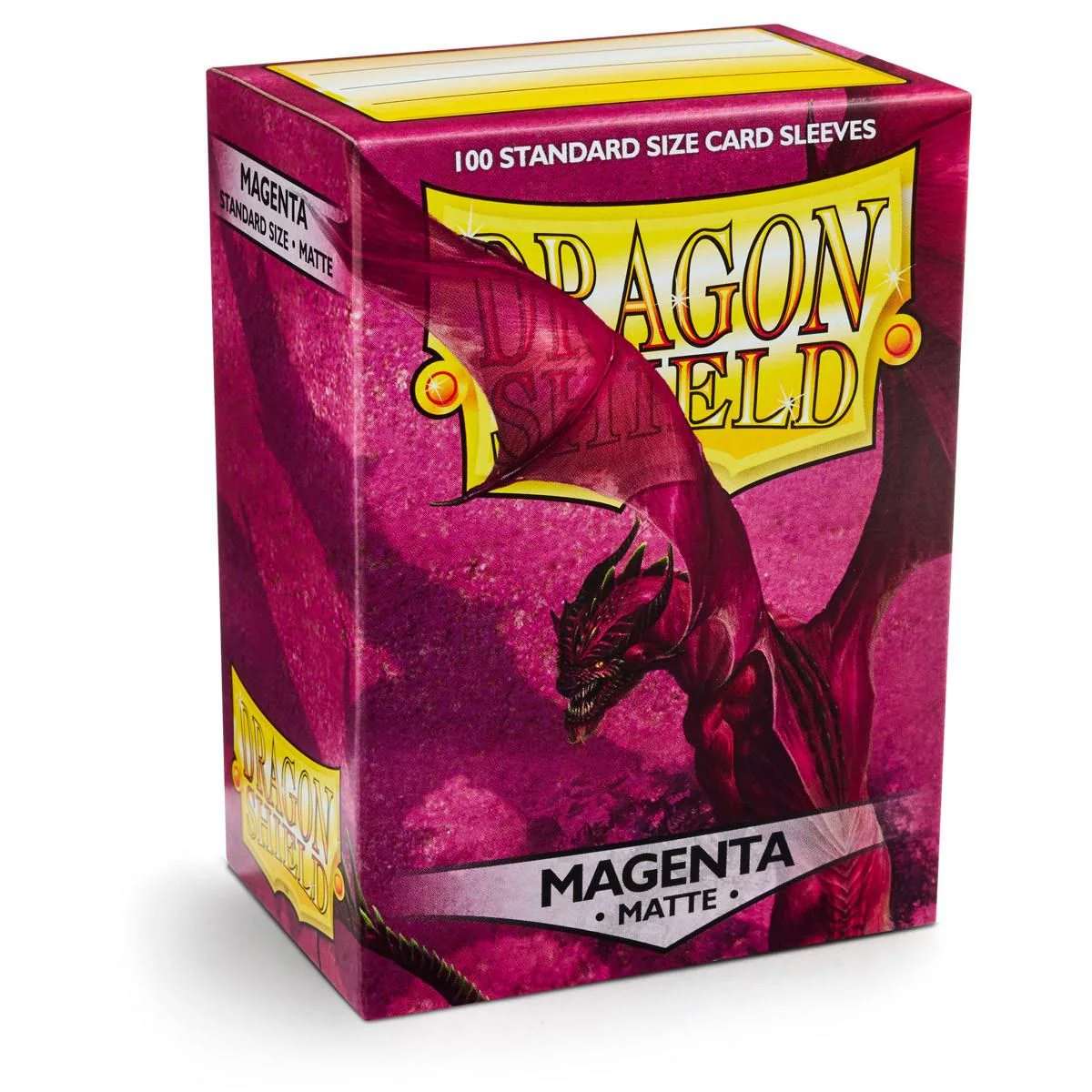 Dragon Shield: Standard 100ct Sleeves - Magenta (Matte) - Image 3
