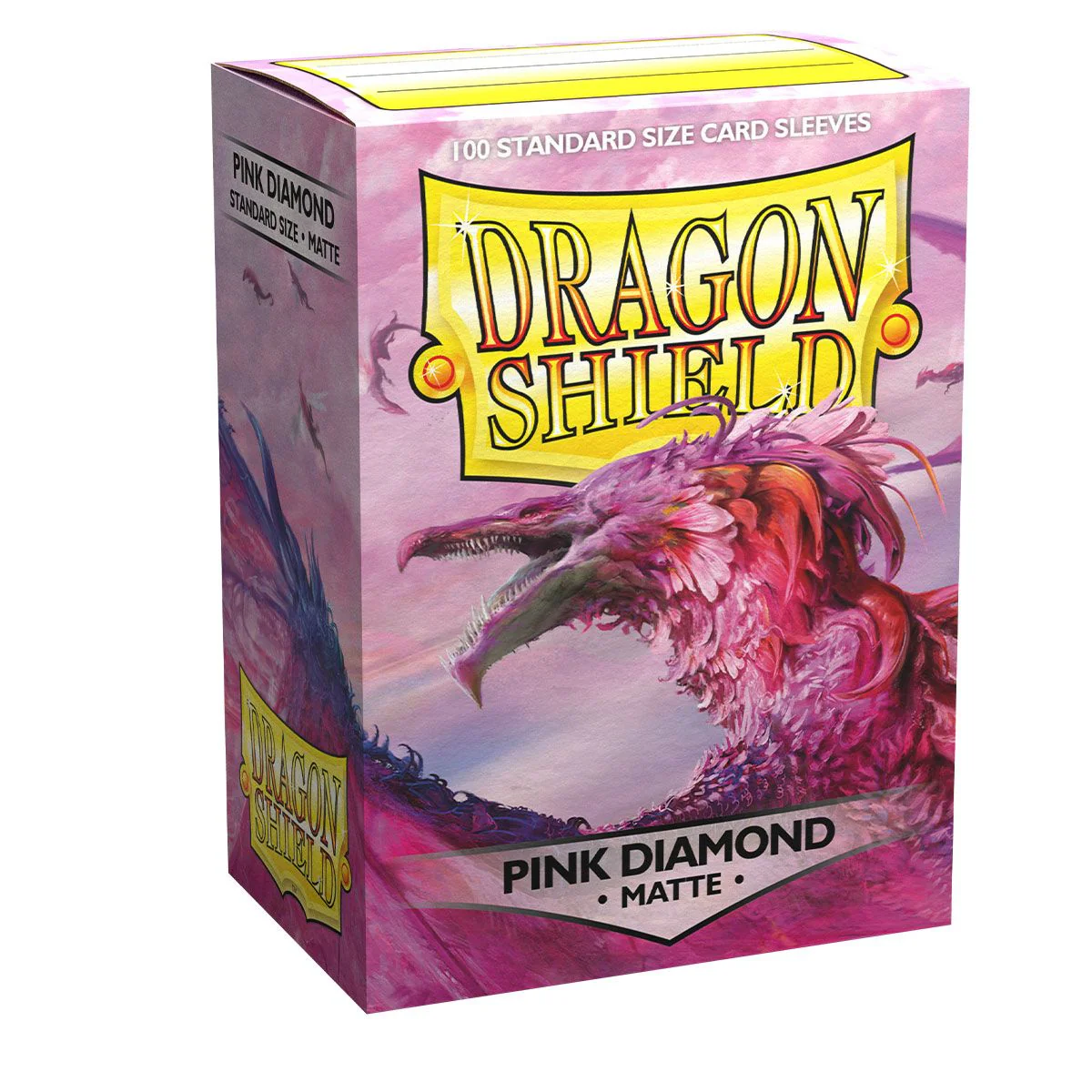 Dragon Shield: Standard 100ct Sleeves - Pink Diamond (Matte) - Image 3