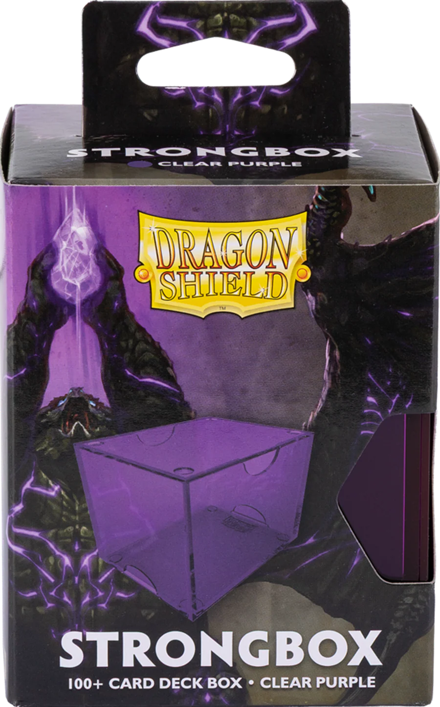 Dragon Shield Strongbox - Clear Purple