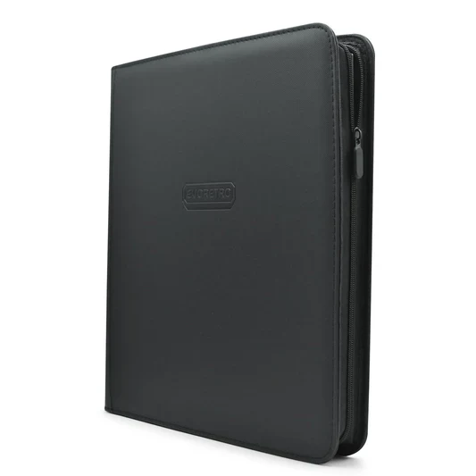 Evoretro - 4x3 Binder with Zipper - Black