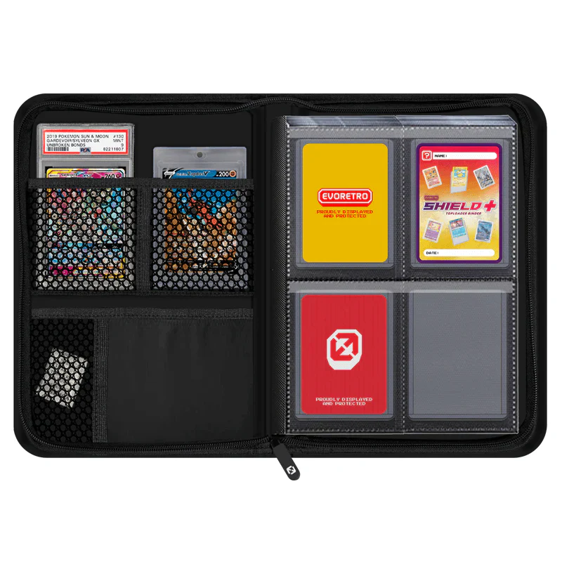 Evoretro Shield 2x2 Top Loader Binder - Black - Image 2